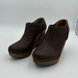 NIB!! Dr. Scholl's Shoes Women's Harlow Ankle Boot, Sz 9.5, Dark Brown